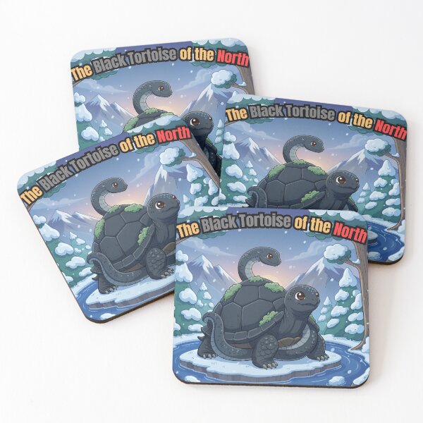 Item preview, Black Tortoise | Adorable North Winter Guardian Artwork  designed and sold by Pets & Memes & Stuff.
