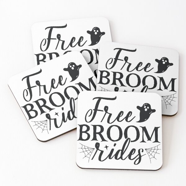 Item preview, Free Broom Rides - Funny Witch Halloween Quote designed and sold by FuzionRaptor.