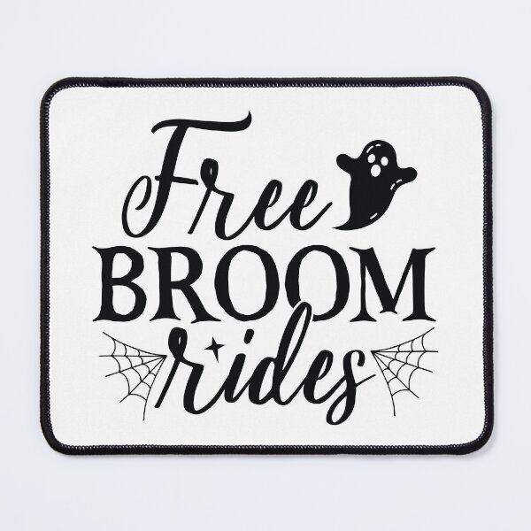 Item preview, Free Broom Rides - Funny Witch Halloween Quote designed and sold by FuzionRaptor.