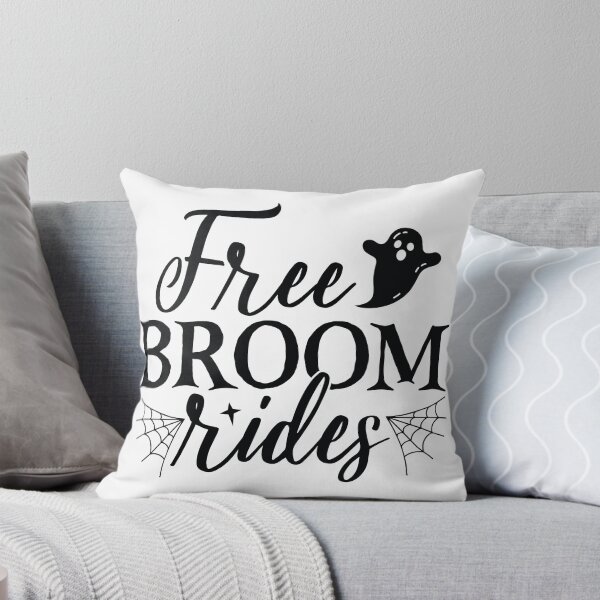 Item preview, Free Broom Rides - Funny Witch Halloween Quote designed and sold by FuzionRaptor.