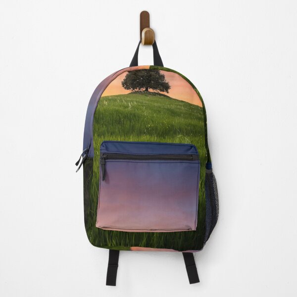 Item preview, Solitary Holm Oak Against Fiery Tuscan Sunset in Siena Countryside designed and sold by Stefano Orazzini.