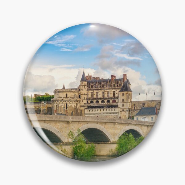Item preview, Medieval Chateau d'Amboise and Historic Bridge Over Loire River designed and sold by Stefano Orazzini.