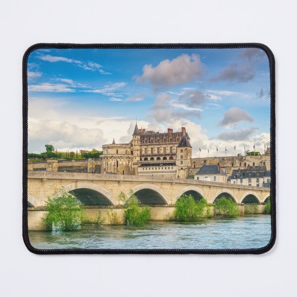 Item preview, Medieval Chateau d'Amboise and Historic Bridge Over Loire River designed and sold by Stefano Orazzini.