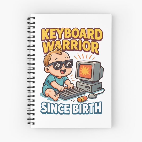 Item preview, Funny Baby Keyboard Warrior Meme Design for Gamers and Social Media Warriors. designed and sold by The-T-In-Retro.