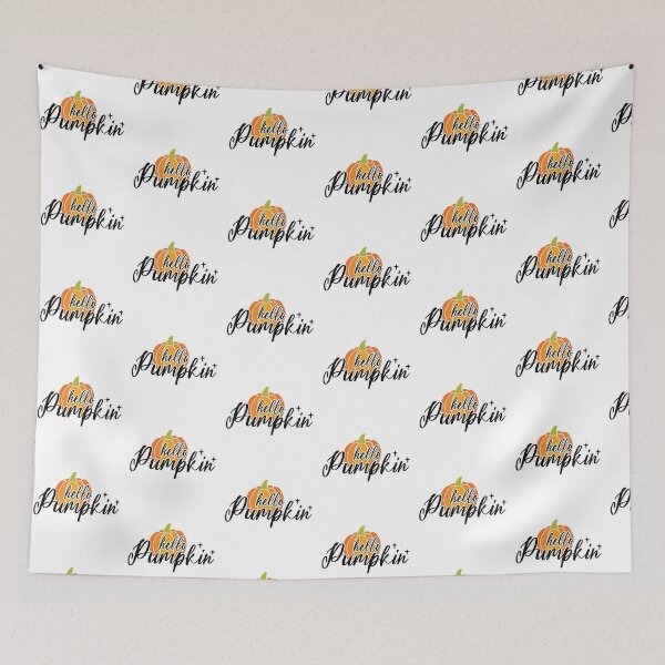 Item preview, Hello Pumpkin - Cute Fall and Halloween Greeting designed and sold by FuzionRaptor.