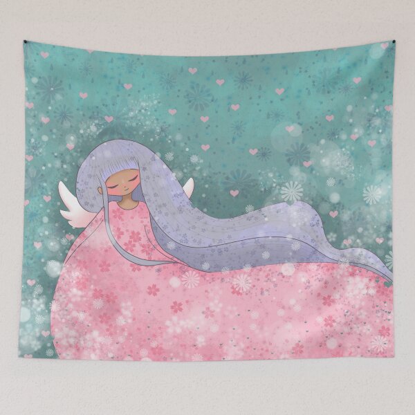 Item preview, Laptop Case (Fairy in the Wind) designed and sold by fanny offre.
