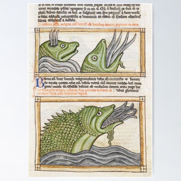 Item preview, Here there be monsters designed and sold by Vintage Designs +.