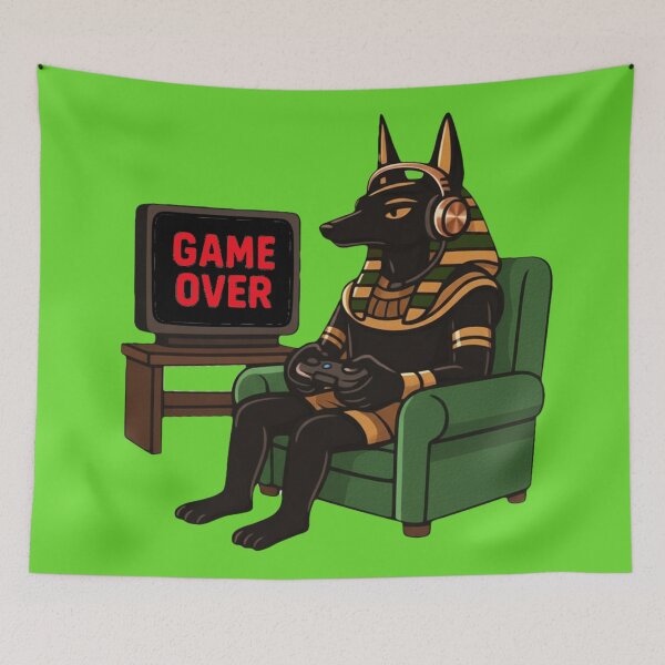 Item preview, Anubis the Gamer: Game Over designed and sold by MythoWorldddd.