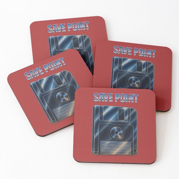 Item preview, Save Point – 80s Retro Gamer Floppy Disk Art designed and sold by The Devil's Bargain.