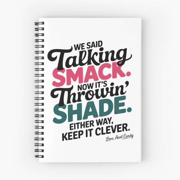 Item preview, Ask Aunt Candy - Talking Smack vs Throwing Shade - Funny Generational Slang designed and sold by Random Candy Studio.