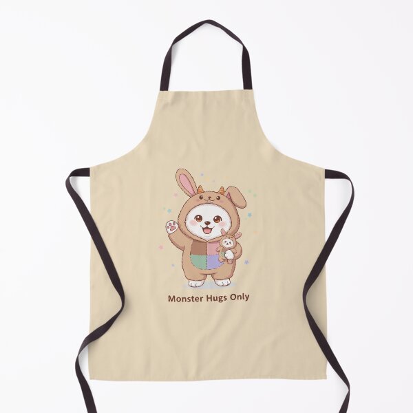 Item preview, Monster Hugs Only- Fluffy Samoyed Puppy in Pastel Bunny Onesie designed and sold by The Real Life Symphony.