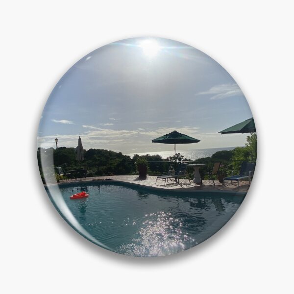 Item preview, Tropical Poolside Ocean View designed and sold by Prints&Pics.