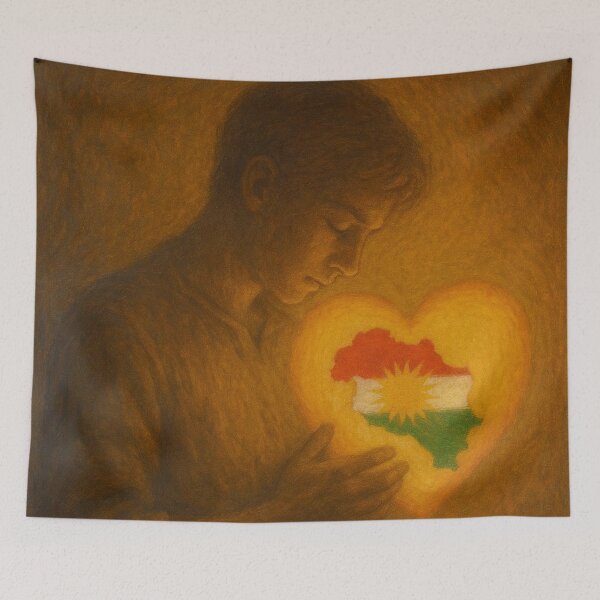 Item preview, Born with Kurdistan – Heart of the Future designed and sold by Avakurd.