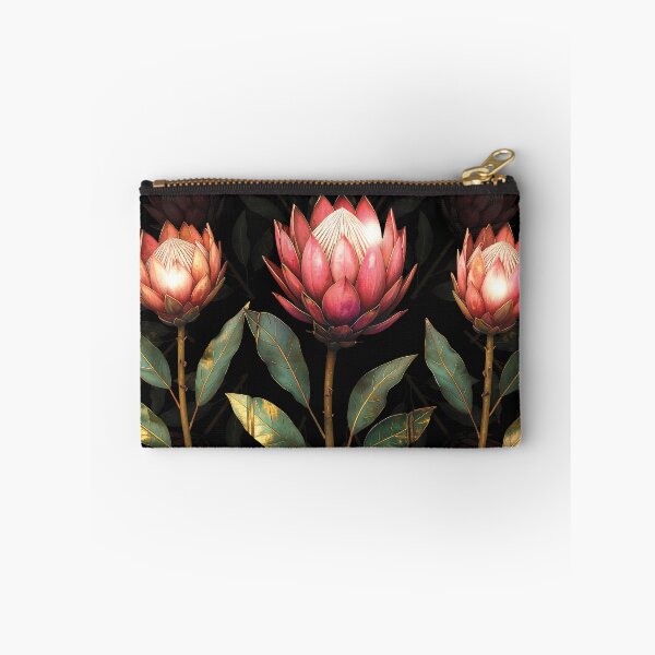 Item preview, protea flowers  stylized with symmetrical  geometry designed and sold by Bal91.