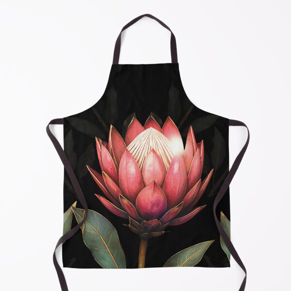 Item preview, protea flowers  stylized with symmetrical  geometry designed and sold by Bal91.