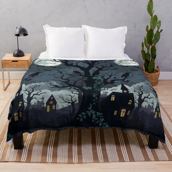 Item preview, House Terror Halloween Night: Dark Forest Mansion Scene designed and sold by MoonlitDoodles1.