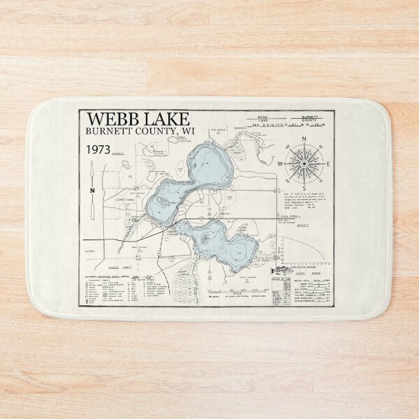 Item preview, Webb Lake - Burnett County  designed and sold by Jean Plout.