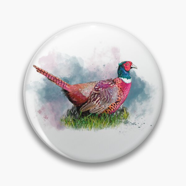 Item preview, “The poised Pheasant” Regal & resplendent  designed and sold by Printfantasia .