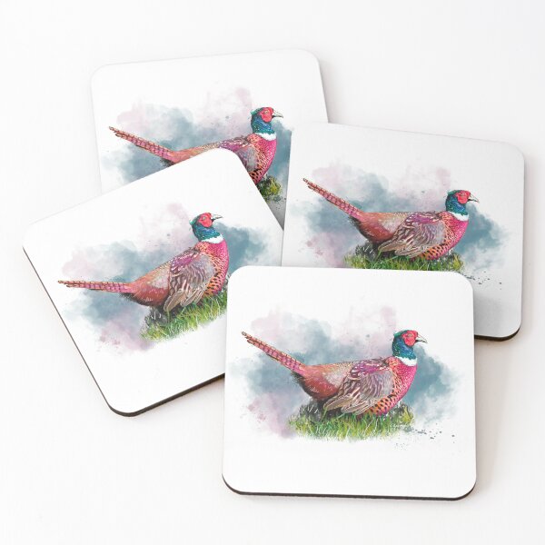 Item preview, “The poised Pheasant” Regal & resplendent  designed and sold by Printfantasia .