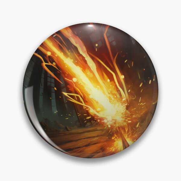 Item preview, Blazing Wildfire Erupting in the Night Forest, Casting Fiery Orange and Yellow Light on the Dark Trees designed and sold by Epsydon Designers.