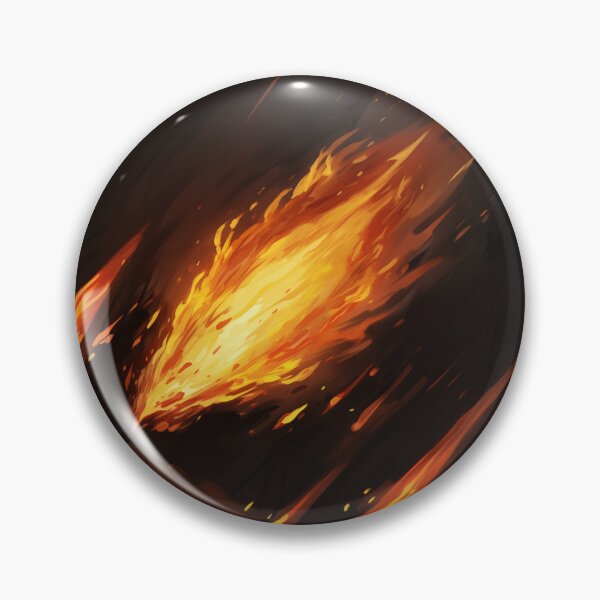 Item preview, Blazing Wildfire Erupting in the Night Forest, Casting Fiery Orange and Yellow Light on the Dark Trees designed and sold by Epsydon Designers.