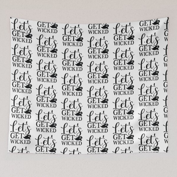 Item preview, Let's Get Wicked - Witchy Halloween Party Vibe designed and sold by FuzionRaptor.