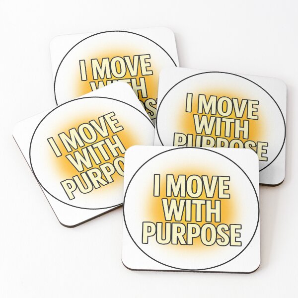 Item preview, I Move With Purpose | Motivational Minimalist Quote Design designed and sold by EnergyPixel.