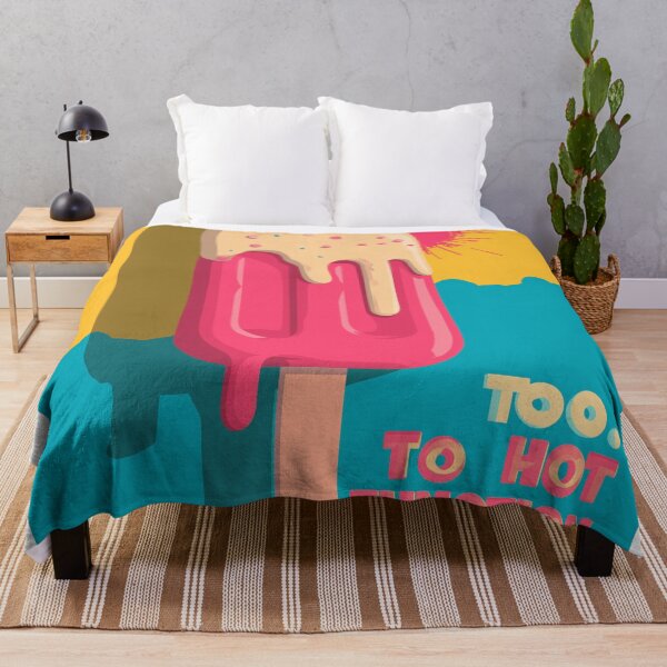 Item preview, Too Hot to Function – Melting Summer Graphic designed and sold by LoomisDreams.