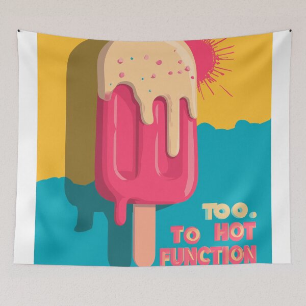 Item preview, Too Hot to Function – Melting Summer  Graphic designed and sold by LoomisDreams.