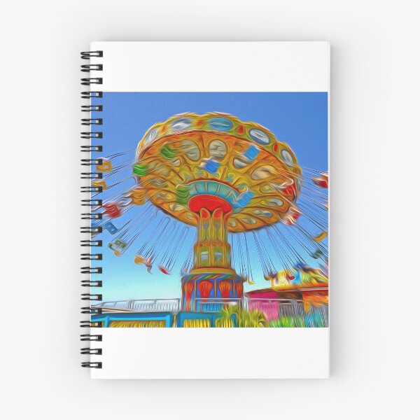 Item preview, Santa Cruz Boardwalk Sea Swings Ride designed and sold by Gregory Dyer.