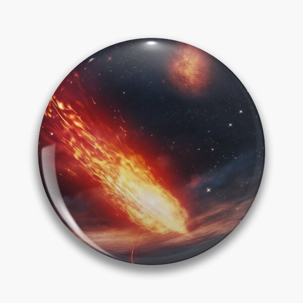 Item preview, Blazing Wildfire Erupting in the Night Forest, Casting Fiery Orange and Yellow Light on the Dark Trees designed and sold by Epsydon Designers.