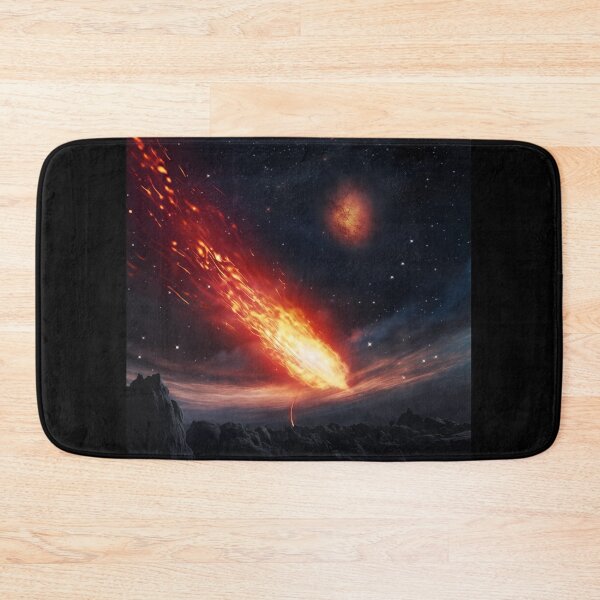 Item preview, Blazing Wildfire Erupting in the Night Forest, Casting Fiery Orange and Yellow Light on the Dark Trees designed and sold by Epsydon Designers.