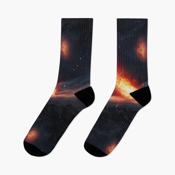 Item preview, Blazing Wildfire Erupting in the Night Forest, Casting Fiery Orange and Yellow Light on the Dark Trees designed and sold by Epsydon Designers.