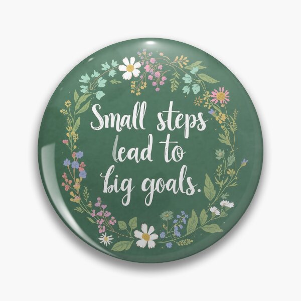 Item preview, Small steps lead to big goals designed and sold by Lubesa.