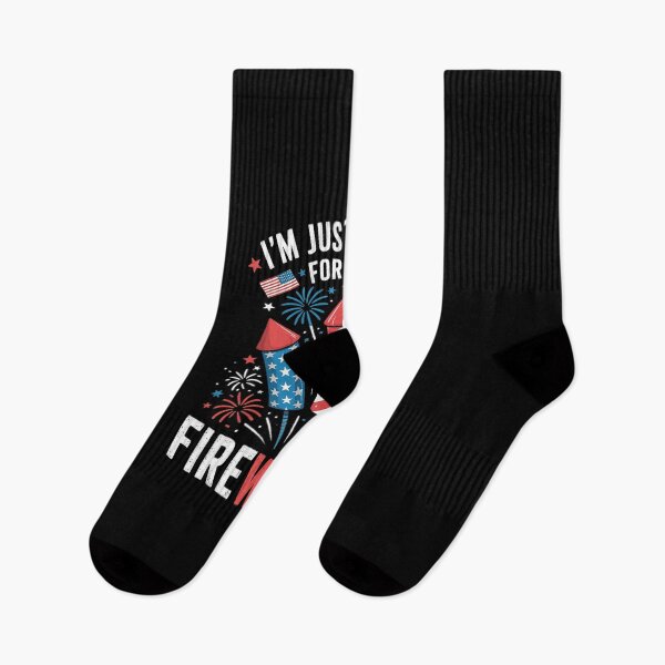 Item preview, I'm just here For The Fireworks 4th Of July American  designed and sold by dainegilbert.