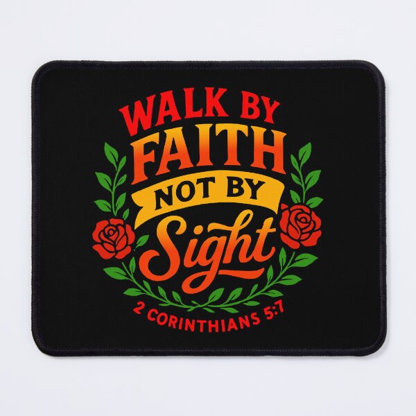 Item preview, 2 Corinthians 5:7 Walk By Faith Not By Sight designed and sold by plushism.