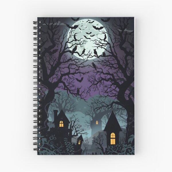 Item preview, Dark Forest Rites: Full Moon Raven Big Halloween House designed and sold by MoonlitDoodles1.