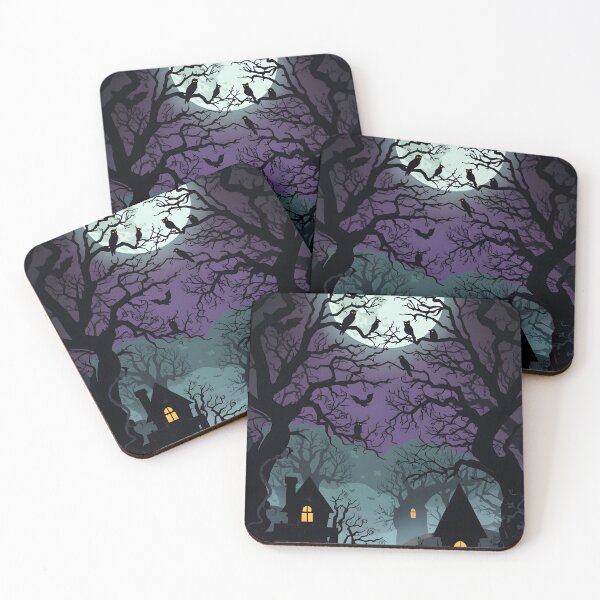 Item preview, Dark Forest Rites: Full Moon Raven Big Halloween House designed and sold by MoonlitDoodles1.