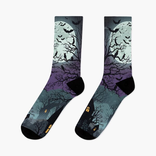 Item preview, Dark Forest Rites: Full Moon Raven Big Halloween House designed and sold by MoonlitDoodles1.