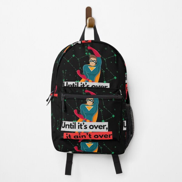 Item preview, Until it’s over, it ain’t over – Motivational Superhero Quote | Never Give Up | Comic Style Design designed and sold by TeeTantra.
