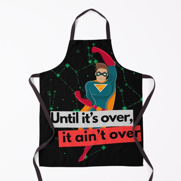 Item preview, Until it’s over, it ain’t over – Motivational Superhero Quote | Never Give Up | Comic Style Design designed and sold by TeeTantra.