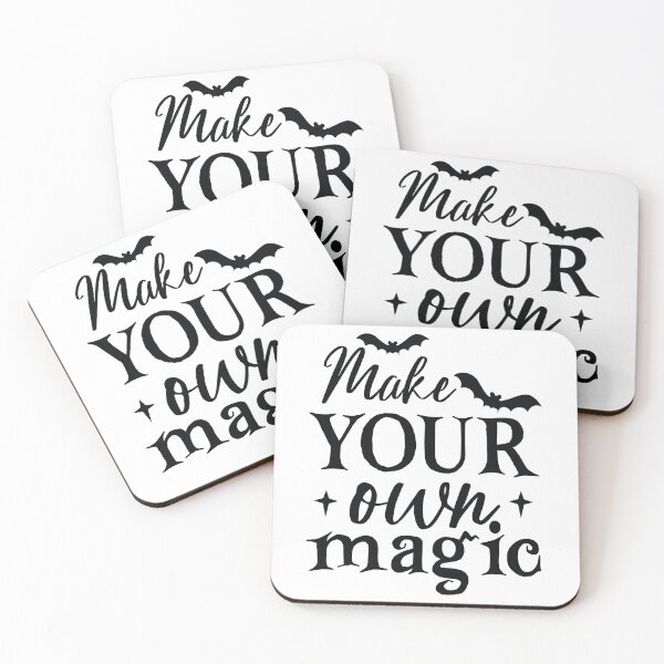 Item preview, Make your Own Magic - Empowering Witchy Halloween Quote designed and sold by FuzionRaptor.
