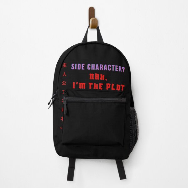Item preview, Main Character Energy Anime Shirt – Side Character Nah I’m the Plot Tee – Japanese Streetwear Aesthetic Graphic T-Shirt designed and sold by QuotesFashion.