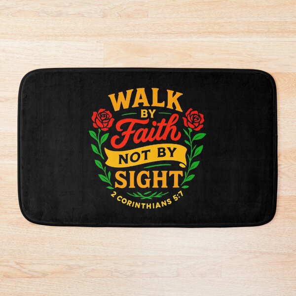 Item preview, 2 Corinthians 5:7 Walk By Faith Not By Sight designed and sold by plushism.