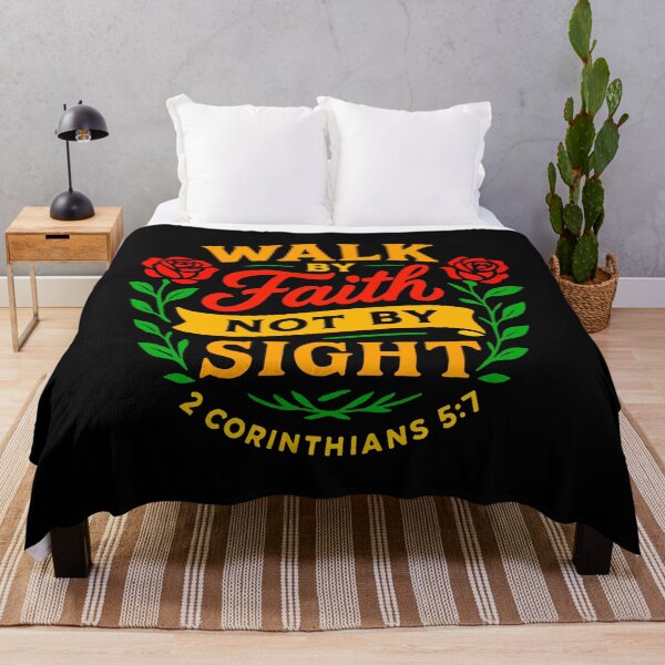 Item preview, 2 Corinthians 5:7 Walk By Faith Not By Sight designed and sold by plushism.