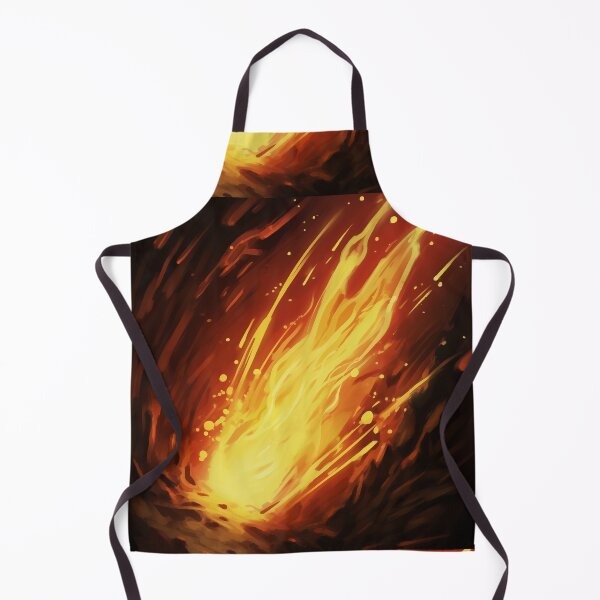Item preview, Blazing Wildfire Erupting in the Night Forest, Casting Fiery Orange and Yellow Light on the Dark Trees designed and sold by Epsydon Designers.