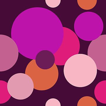Artwork thumbnail, Big 70s polka dots in purple by pASob-dESIGN