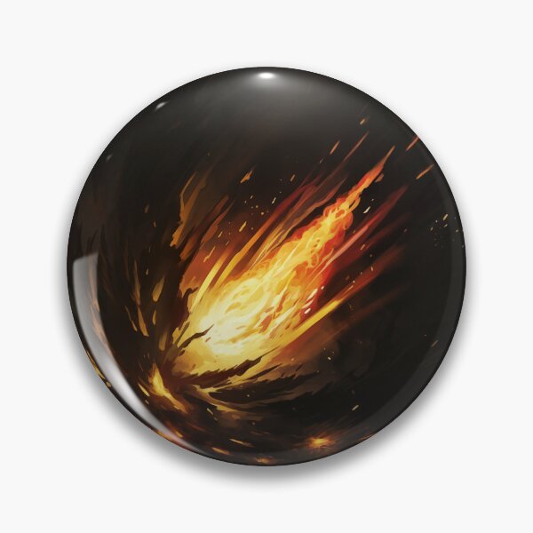 Item preview, Blazing Wildfire Erupting in the Night Forest, Casting Fiery Orange and Yellow Light on the Dark Trees designed and sold by Epsydon Designers.