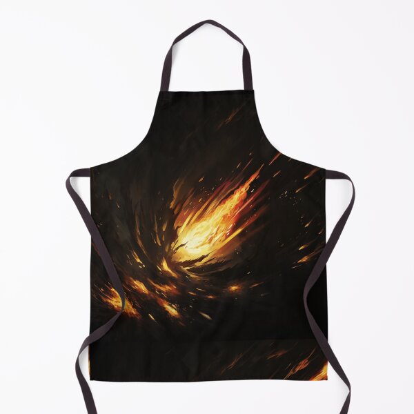 Item preview, Blazing Wildfire Erupting in the Night Forest, Casting Fiery Orange and Yellow Light on the Dark Trees designed and sold by Epsydon Designers.
