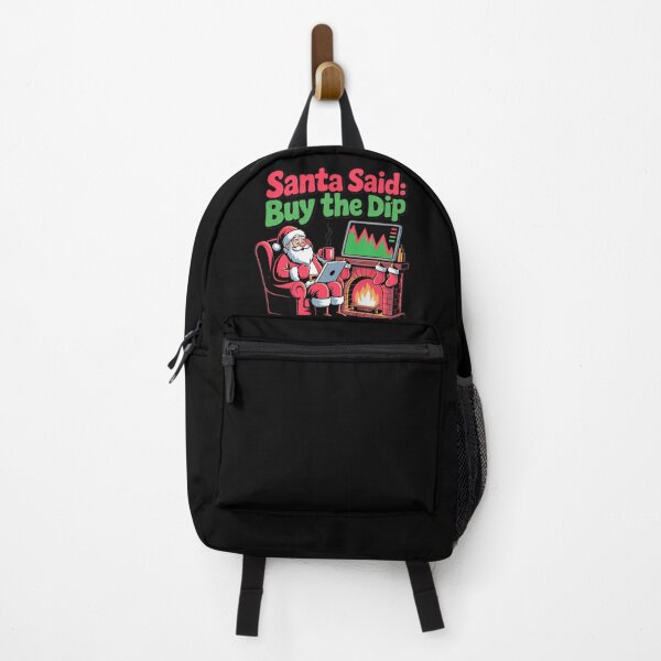Item preview, Santa said buy the dip, bitcoin crypto christmas designed and sold by NoetherSym.